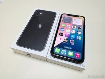 APPLE IPHONE 11 128GB BLACK TOP STAV,ZDRAVIE BATERKY 100%