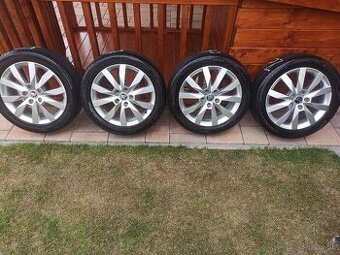Alu sada Crystal 17 s letnými pneu Barum