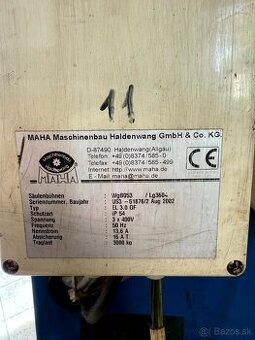 Predám dvojstĺpový zdvihák MAHA EL 3.0GF na náhradné diely
