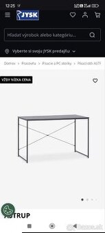 Kancelarsky PC stol s pripravou na kable