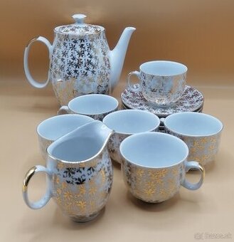 Epiag, kávová súprava, zlatá