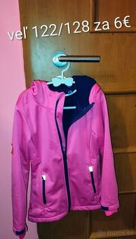 Softshellová bunda veľ 122/128