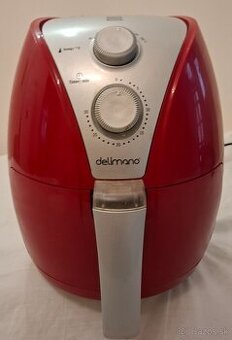 Fritéza Delimano AIR FRYER RED, používaná
