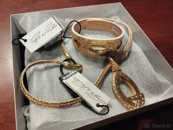 Cango&Rinaldi sada kožený náramok + náhrdelník