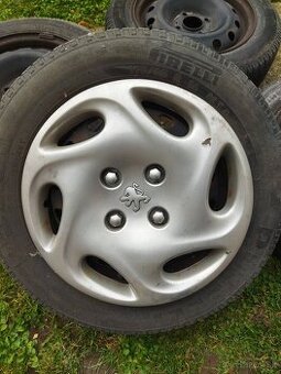 Plechové disky 4x108 r14, letné pneu pirelli