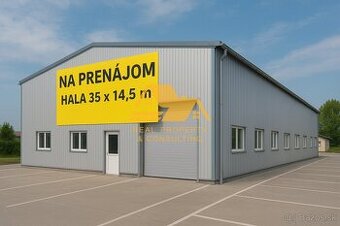 Prenajmem výrobnú halu v Nových Zámkoch