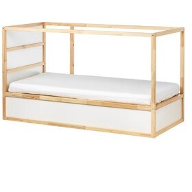 Predám detskú obojstrannú (poschodovú) posteľ IKEA KURA