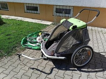 cyklovozík Croozer pre 2 deti s odpružením