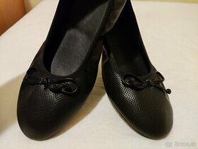 Predám dámske topánky balerínky čierne nenosené - 1