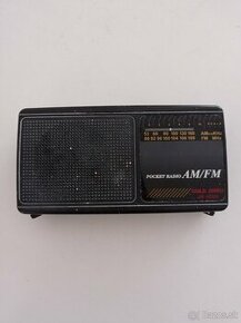 Retro vreckové funkčné rádio