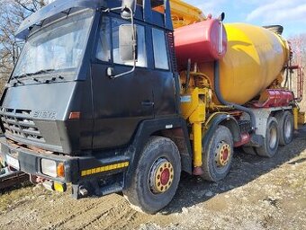 Betonpumpa 28m rameno , domiesavac 5.5m3