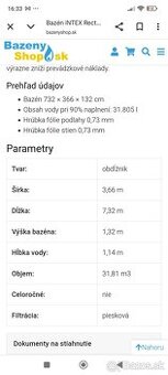 Bazén Intex