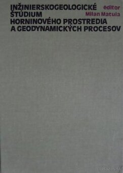 Inžinierskogeologické štúdium horninového prostredia