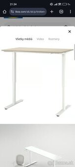 Pracovný stôl ikea