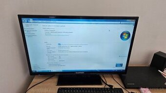 Starší 32" TV Blaupunkt B32A141TCHD-P - funkčný, so stojano