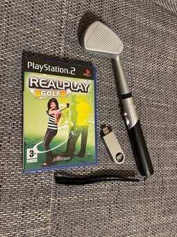 Herný ovládač + hra golf PS2