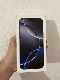 Predám iPhone 16 Pro MAX 256GB Black Titanium Stav 10/10