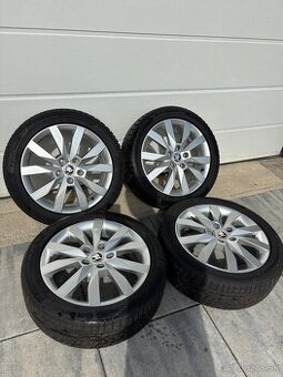 ✅ 5x112 r17 skoda crystal super stav octavia