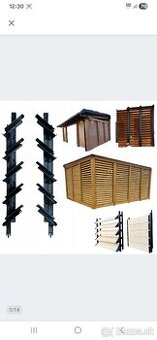 Terasové žalúzie.Systém terasových žalúzií. Oceľ 100cm