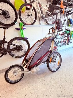 Cyklovozik Thule Chariot CX1 + bike set + miminkovník