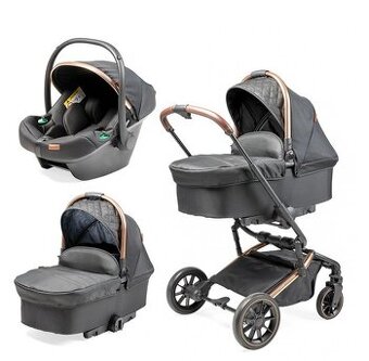 TOURAGOO Flexee 2 Black Rosegold kombinovaný 3in1 kočík - 1