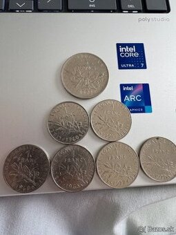 5 Frankov 1972 + 1 Frank 1960 2 ks, 1965, 1991, 1977, 1979