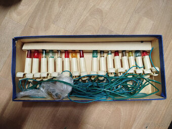 Retro sviečky a kópia na vianočný stromček - 1