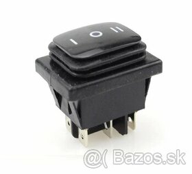Vratný kolískový prepínač - vodotesný - 1