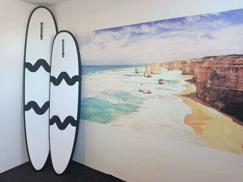 surfboard, surfing, Longboard 9'0 a Malibu 7'6