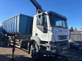 IVECO TRAKKER 350 6x4 HÁKOVÝ NOSIČ S HYDRAULICKOU RUKOU