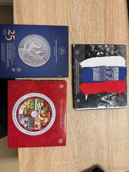 Vyrocne Mince v darcekovych kazetach