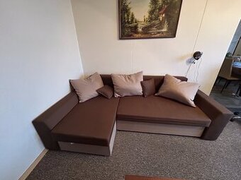 Rohová rozkladacia gaučová súprava