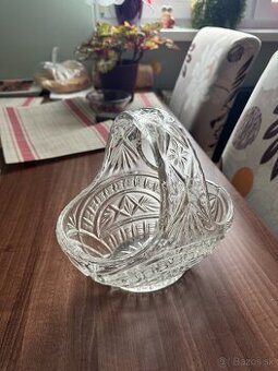Sklenený košík - košík zo skla