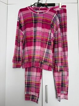 F&F, Dámske kárované pyžamo, L/12 Nové