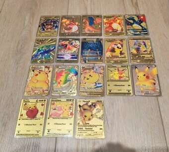 Kovové Pokémon karty