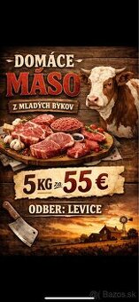 Na predaj mäso z mladých býkov