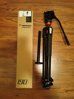 Manfrotto MT190XPRO3 statív hliníkový 3 sekcie + 3 Legged Th