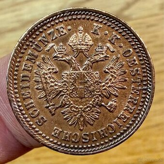 Predám 1 Kreuzer 1851 A