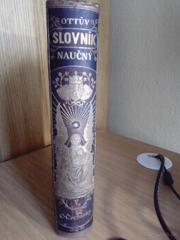 Originál Ottuv Slovník naučný - V 1892, poškodený