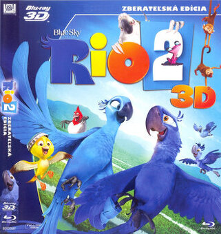 RIO  3D Blu-ray + RIO 2 3D Blu-ray   - PREDANE
