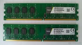 2x2GB (4GB) - Apacer - DDR2 - 800MHz - PC2-6400 - CL6 - RAM