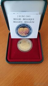 Pamätná 2 eurovka PROOF - Belgicko 2005
