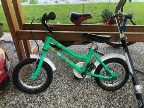 Detský zelený bicykel 12