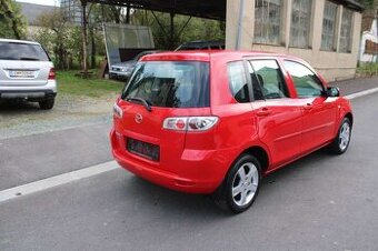 Mazda2 1.3i typ DY červena farba po facelifte,