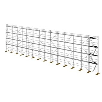 Prodám lešenie L73 sada- 523m2(layher,alfix,bauman)