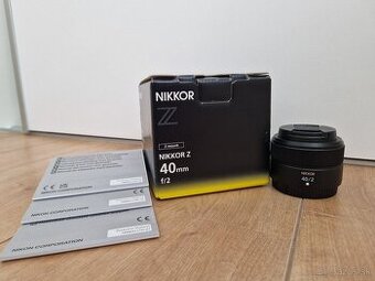 Objektív Nikon NIKKOR Z 40 mm f/2 - ako nový
