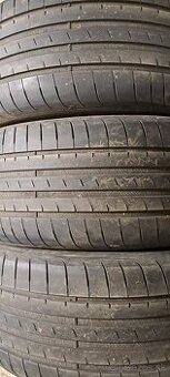 Predám 3ks jazdené letné 245/45r18-100Y Good Year
