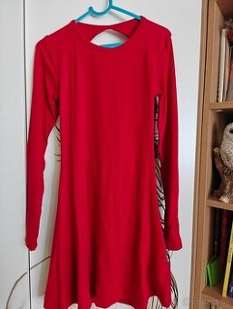 Džersejové šaty s výkrojom na chrbte H&M 134/140