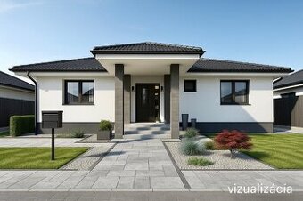 ELEGANTNÉ BÝVANIE V NOVOSTAVBE RODINNÉHO DOMU, Bungalov, KE