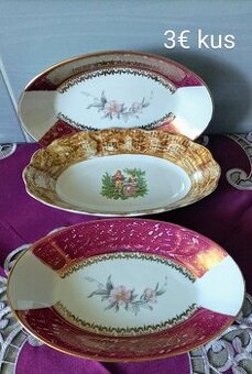 Porcelánové misy , taniere
